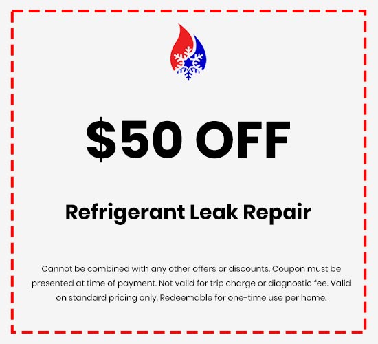 Discounts on Refrigerant Leak Repair